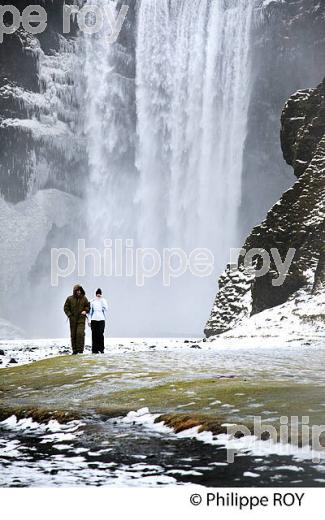 CASCADE DE DE SKOGAFOSS , SUDURLAND, ISLANDE (IS001124.jpg)