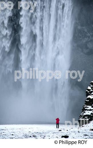 CASCADE DE DE SKOGAFOSS , SUDURLAND, ISLANDE (IS001126.jpg)
