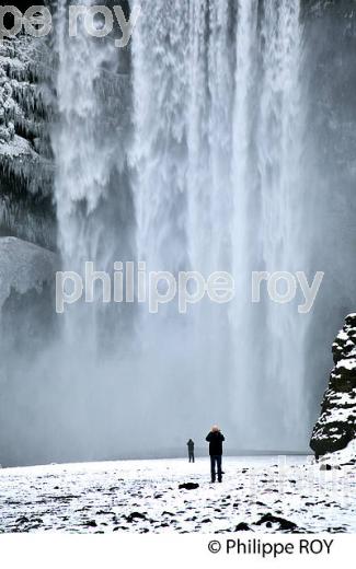 CASCADE DE DE SKOGAFOSS , SUDURLAND, ISLANDE (IS001128.jpg)