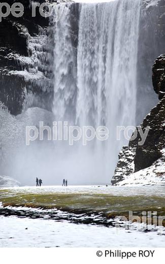 CASCADE DE DE SKOGAFOSS , SUDURLAND, ISLANDE (IS001129.jpg)