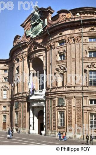 PALAZZO CARIGNANO,   VIEILLE VILLE DE TURIN, ITALIE. (IT001034.jpg)