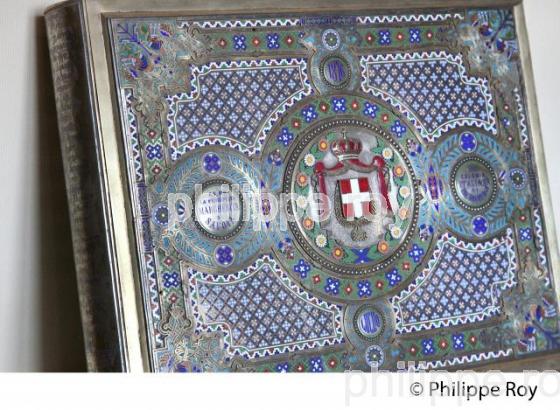 LA BIBLIOTHEQUE ROYALE,   VIEILLE VILLE DE TURIN, ITALIE. (IT001126.jpg)